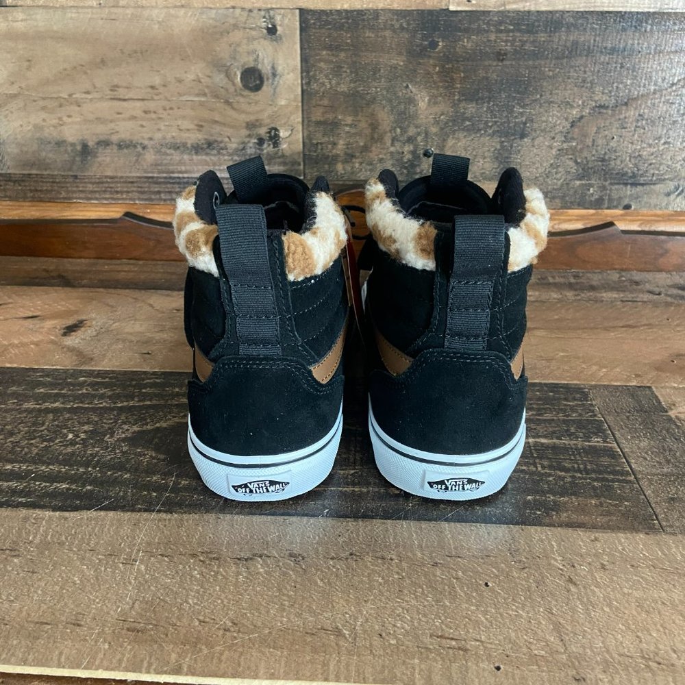 Vans Filmore Hi Women's Suede High-Top Black Sneakers Fur Trim Size 10.5M NEW - Picture 5 of 6
